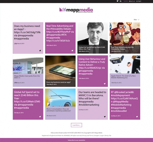 Mapp Media blog Screenshot